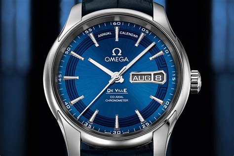 omega deville hour vision blue replica|omega deville hour vision.